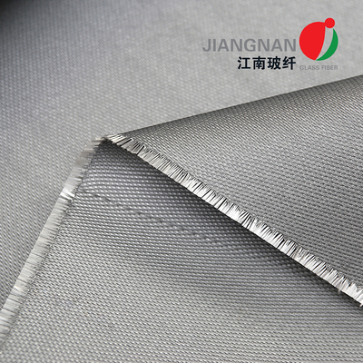 0.68mm Polyurethane PU Coated Fiberglass Fabric With Wire Reinforced One Side