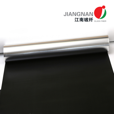 Thermal Insulation Fabric Fireproof Silicone Coated Fibreglass Cloth Black Fiberglass Cloth