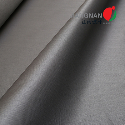 High Temperature 260 Degree C Coated Fiberglass Cloth With Stainless Steel Insert Width 1