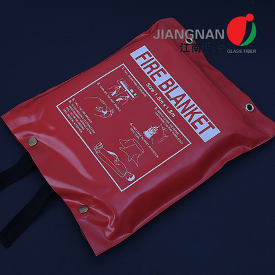Fiberglass Fire Blanket Soft Bag/Hard Box Protective Shield For People Emergency Fire Blanket