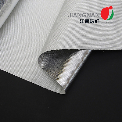 Aluminum Foil Laminated Fiberglass Fabric With Smoothed Surface Single Or Both Side Treatment