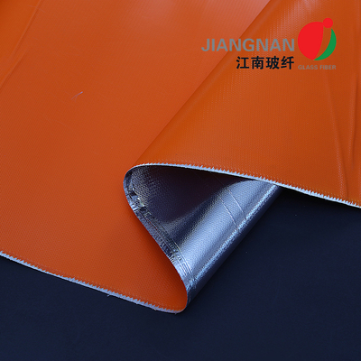 Aluminized Fiberglass Fabric For Thermal Insulation Up To 550°C With Strong Light Reflection For Steam Insulation