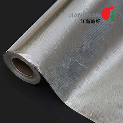 High Temperature Aluminum Foil Film Laminated Fiberglass Fabrics Up to 550°C