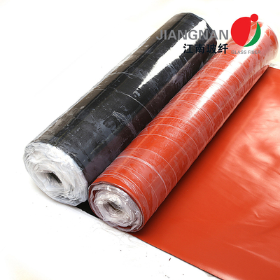 High Temperature Protection Silicone Coated Fiberglass Fabric For Welding Protection