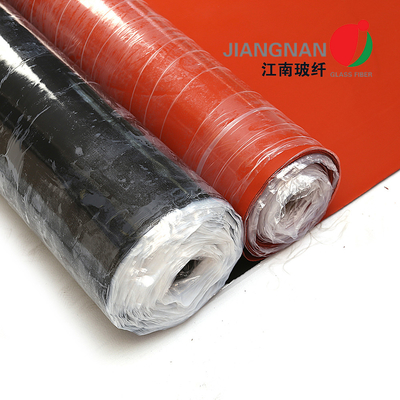 High Heat Resistant Silicone Coated Fiberglass Fabric For Insulating Applications