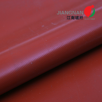 Flexible Silicone Coated Fiberglass Fabric For Fire Protection 160g/M2 - 2500g/M2