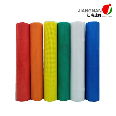 Durable 4*4mm 5*5mm Fiberglass Mesh Leno Woven For Building wall