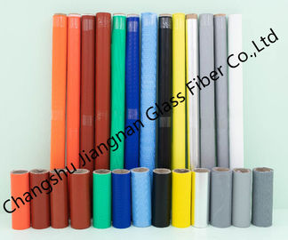 3784 Silicone Rubber Coated Fiberglass Fabric , Fiberglass Insulation Cloth