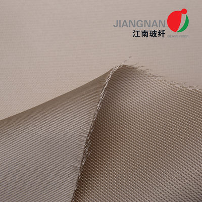 0.7mm Light Brown Satin Weave 900℃ Highly Heat Resistant Silica Fabric