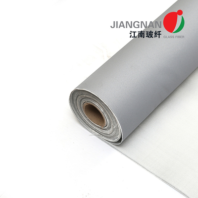 0.45mm Grey 3732 PU Coated Fiberglass For Welding Spatter Sparks Protection