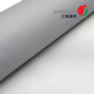 1000-2000mm Grey PU Coated Fiberglass Fabric Used For Fire And Smoke Control System