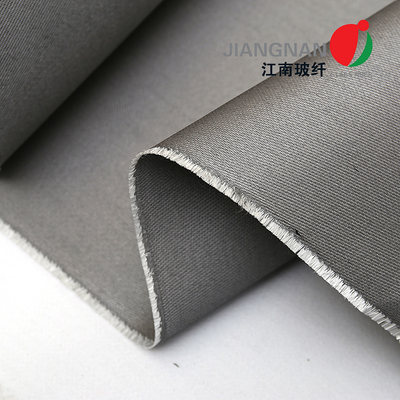 8H Satin 0.8mm Fire Retardant Fabric PU 2 Sides Fire Resistant Curtains