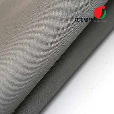 550C High Temperature Resistant PU Coated Fiberglass Cloth Roll 0.8mm Fire Protection