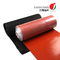 Waterproof Silicone Rubber Coated Fiberglass Cloth 1.0mm Thickness