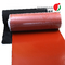 Waterproof Silicone Rubber Coated Fiberglass Cloth 1.0mm Thickness