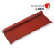 Red 0.4mm High Temp Fiberglass Fire Curtain Fabric Cloth For Building Fire Control System