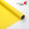 0.4mm High Temp Fiberglass Fire Curtain Fabric Cloth For Fire Yellow Color