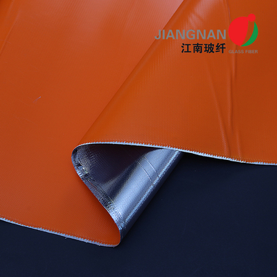 High Temperature Aluminum Foil Film Laminated Fiberglass Fabrics Up to 550°C