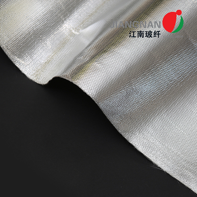 High Temperature Aluminum Foil Film Laminated Fiberglass Fabrics Up to 550°C