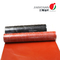 Thermal Insulation Silicone Coated Fiberglass Fabric With Embossed Surface
