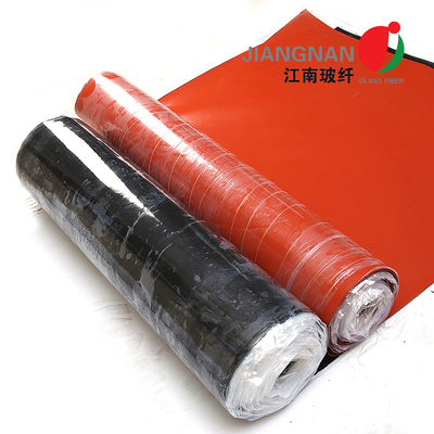 Temperature Resistant Silicone Fiberglass Fabric Coated One Or Two-Sided Silicone Rubber