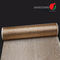 Tan Colored Satin Caramelized Fiberglass Fabric Cloth 0.8mm Thickness