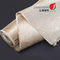Fiberglass Cloth Satin Weave Fabric 0.8mm For Welding Blankets