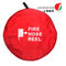 Red Reionforced PVC Fire Hose Reel Cover Used For Protection Fire Hose Reel