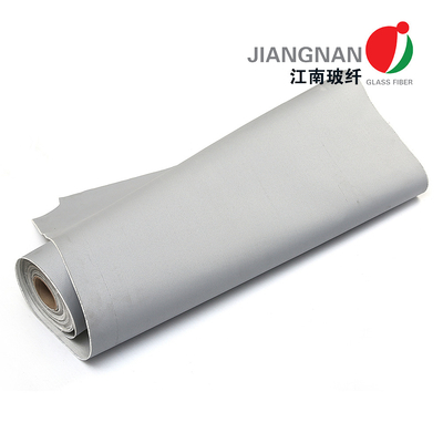 High Intensity Gray Silicone Coated Fiberglass Fabric 17oz 1.55m Width