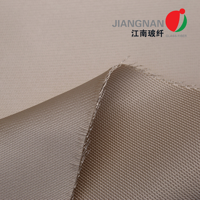 High Silica Fiberglass Cloth Material 0.6mm Thickness Satin Weave High Temperature Fabric