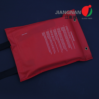 White Fire Blanket 1.2*1.2m Packed In Soft Bag Or Hard Box Fire Resistant Blanket