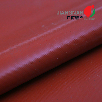 Flexible Silicone Coated Fiberglass Fabric For Fire Protection 160g/M2 - 2500g/M2