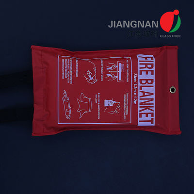 430gsm 1.2*1.2m E-Glass Woven Fire Resistant Blanket Asbestos Fire Blanket For AS /NZS 3504 Approved