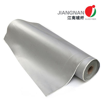 0.45mm 260℃ Heat Protection Fiberglass Fabric With Silicone Glue One Side