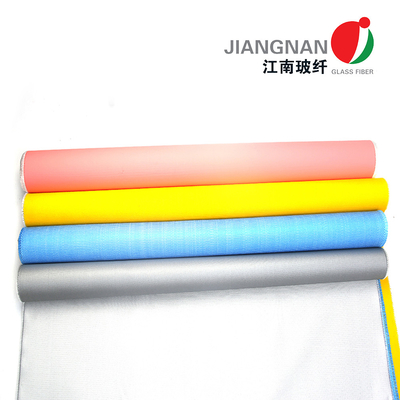 1/3 Twill Silicone Coated Fiberglass Fabric Fireproof Cooler Insulation Material